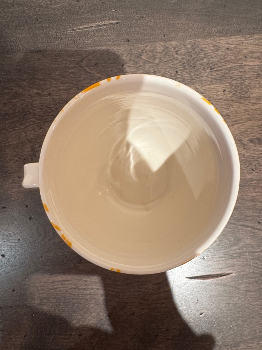 Anthropologie Homegrown Monogram “P” Mug - Retired Style - Yellow Flora Toile - Picture 3 of 4
